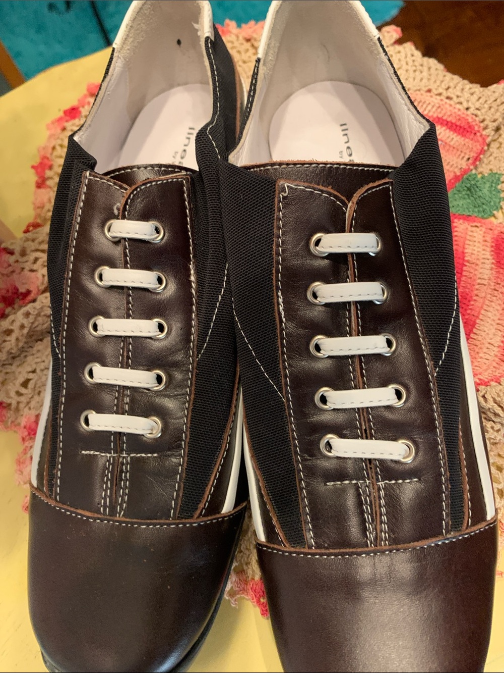 🏌️‍♀️🏌️‍♀️BOGOHO🏌️‍♀️🏌️‍♀️Linea Stretch Walter Genuin Italian Golf Shoes-7.5 - Picture 7 of 9